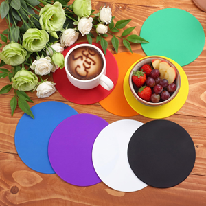 Ouvre-bocal antidérapant en silicone, support de préhension multi-usages, ouvre-bouteille en silicone, sous-verres de cuisine ronds en silicone pour mains faibles - Product Image 5