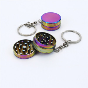 30mm Mini <b>Small</b> Herb Smoking Accessories Tobacco <b>Grinder</b> with Keychain - Product Image 6