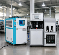 Machine de soufflage de bouteilles PET semi-automatique 5L avec moteur 380V, faible coût d'entretien, modèle SG-B5L