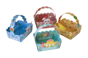 24 Cestas <span class=keywords><strong>de</strong></span> Regalo <span class=keywords><strong>de</strong></span> Pascua <span class=keywords><strong>para</strong></span> Niños, Lindas Cajas <span class=keywords><strong>de</strong></span> Dulces <span class=keywords><strong>de</strong></span> Conejito <span class=keywords><strong>de</strong></span> Pascua con Asa, Decoración <span class=keywords><strong>para</strong></span> la Casa, Suministros <span class=keywords><strong>para</strong></span> Fiestas Escolares - Product Image 3