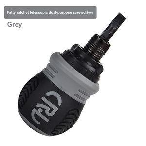 Mini Ratchet Telescopic <b>Screwdriver</b>, Magnetic Double Head Cross Flat <b>Screwdriver</b> for Household Repair Work Hand <b>Screwdriver</b> Tool - Product Image 4