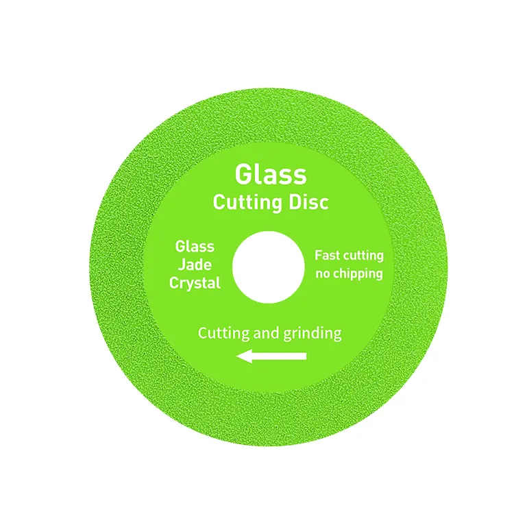 Hoja de sierra de corte de vidrio, 4 pulgadas, rueda de sierra de diamante ultrafina para amoladora angular, azulejos, procesamiento de corte de vidrio y mármol