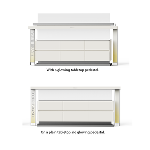 Tùy chỉnh mỹ phẩm hiển thị trường hợp nước hoa kiosk sang trọng tủ trưng bày Gondola kệ trưng bày - Product Image 3