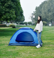 Tenda Camping Ringan 2 Orang Portabel Musim Panas Satu Kamar Tidur Pop Up Pantai Taman Luar Ruangan Grosir Pabrik OEM