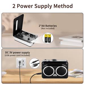 Reproductor <span class=keywords><strong>de</strong></span> Casetes Walkman con Altavoces Estéreo Portátiles Dobles <span class=keywords><strong>de</strong></span> Audio, con Conversor <span class=keywords><strong>de</strong></span> Casete <span class=keywords><strong>a</strong></span> Formato <span class=keywords><strong>MP3</strong></span> <span class=keywords><strong>a</strong></span> través <span class=keywords><strong>de</strong></span> Memoria USB, Fabricación ODM OEM - Product Image 3