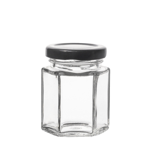 <span class=keywords><strong>KDG</strong></span> Factory-contenedor Hexagonal personalizado de 150ml, 280ml, 380ml, gran oferta, envase de pedernal, tapas de Metal, frascos de vidrio a granel - Product Image 3