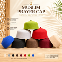 Chapeau de prière musulman en laine australienne Beauledo, Kufi Taqia islamique, doux et respirant, pour hommes, toutes saisons, plusieurs couleurs, vente en gros OEM