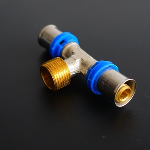 Tùy chỉnh OEM ODM bán nữ tường tấm TEE dễ dàng kết nối Brass phụ kiện đường ống khuỷu tay cho hệ thống đường ống nước - Product Image 5