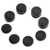 Capuchons de protection en silicone noir pour manettes analogiques, étanches, antichocs et anti-poussière, 8 pièces, pour accessoires de jeu DualSense / 5