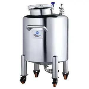 SINAEKATO Customized Capacity 100L Liquid Perfume Storage Stainless Steel Water Oil Chemical Storage Tank