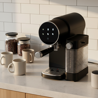 Machine à café expresso semi-automatique à chauffage rapide électrique 1350W, pompe italienne 15/20 bars de pression, professionnelle pour hôtel et usage domestique