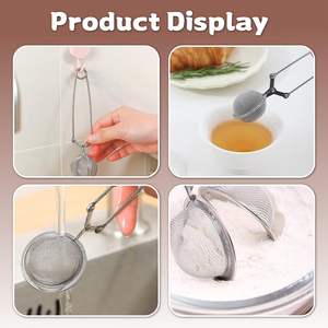 Filtre à mailles fines pour cuisine, infuseur à thé en acier inoxydable en forme de boule pour thé en vrac et tisanes - Offre Spéciale - Product Image 6