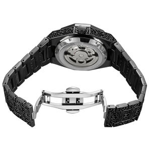 Relojes Nuevos Forsining 2025 para Hombre con Movimiento Automático Esqueleto y Correa de Acero Inoxidable - Product Image 5