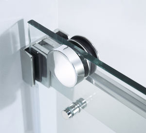 ห้องอาบน้ำทรงสี่เหลี่ยมแบบพกพาพร้อมอุปกรณ์เสริมสำหรับ SS304ประตูบานเลื่อนไร้กรอบกระจกใสสำหรับโรงแรม - Product Image 3