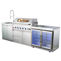 Top qualité élégant poêle bbq cuisine extérieure