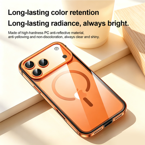 Custodia Trasparente Antiurto in Lega di Alluminio per <span class=keywords><strong>iPhone</strong></span> Serie 17, con Magneti Integrati, <span class=keywords><strong>Cover</strong></span> Magnetica Trasparente - Product Image 5