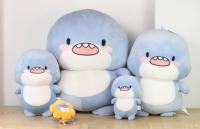 OEM/ODM Requin géant de 36 pouces en peluche super douce avec rembourrage en coton PP pour bébé câlin et jeu de griffes prix d'échange