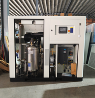 Compresseur d'air rotatif à vis industriel Airking 75HP 55KW 9,0-10,0m3/min 8bar sans huile, à faible bruit, avec moteur et groupe motopropulseur