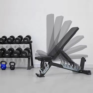 <span class=keywords><strong>Banc</strong></span> de musculation réglable de haute qualité pour exercices au sol, inclinable et déclinable, avec presse à jambes intégrée - Product Image 4