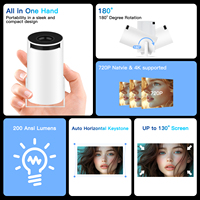 Vente en gros HY300 Pro Projecteur portable sans fil Version Android 4K WiFi6 Home LCD Proyector T950S UK