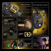 2026 Headset Gaming Nirkabel Gamwing Hi8 Empat Mode untuk PS5 PS4 Xbox Switch Suara Stereo 3D Headphone