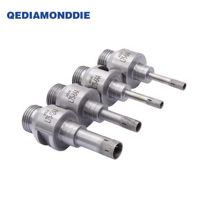 Foret diamanté fileté à gaz de 1/2 "Foret à noyau diamanté en verre fritté pour le perçage du verre - Product Image 3