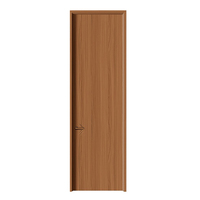 Porte en bois ignifuge haut de gamme pour entrée intérieure de villa de luxe, taille personnalisée et peinture écologique