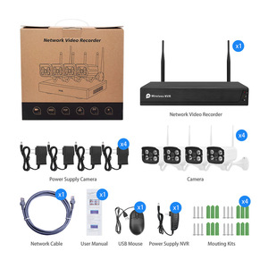 Wifi Camera Kit video Home an ninh Hệ thống camera với wifi tuya an ninh Hệ thống camera 4CH NVR video ghi âm thanh nhà video - Product Image 4