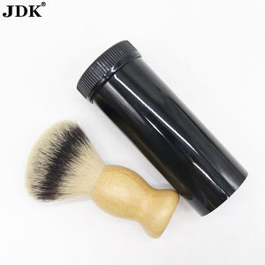 Juego de Afeitado Personalizado JDK al por Mayor OEM ODM, Diseño de Nudo Celta, Mango de Bambú, Cepillos de Afeitar Ecológicos de Pelo Sintético - Product Image 5