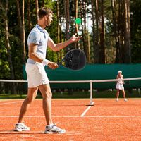 Raquettes de padel en carbone de haute qualité, légères et rigides, pour l'entraînement et les matchs amateurs