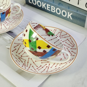 Manufacturer Direct Sales of European Style Luxury Bone China <b>Mugs</b> and Tea Cup Saucer <b>Set</b> - Product Image 6