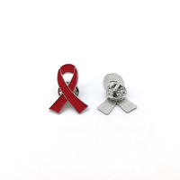 Broches en ruban mignonnes et colorées, accessoires de charité pour la sensibilisation au SIDA et la prévention du cancer du sein
