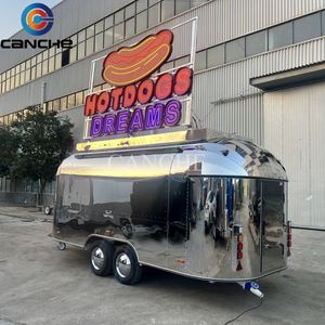 Camión de Comida Rápida Móvil Personalizado para Pizza, Hot Dogs, BBQ, Remolque de Concesión Totalmente Equipado de Acero Inoxidable para la Venta de Aperitivos - Product Image 3