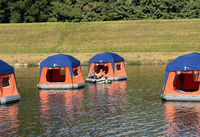 Tente de camping gonflable transfrontalière pour activités aquatiques, pêche, radeau, île, été, loisirs, tente de camping pneumatique rafraîchissante