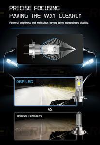 RUTENSE <span class=keywords><strong>moins</strong></span> <span class=keywords><strong>cher</strong></span> voiture phare Led D8P prise directe H4 H1/H3/H11/<span class=keywords><strong>H7</strong></span>/9005/9006 systèmes d'éclairage ampoules Led automatiques - Product Image 6