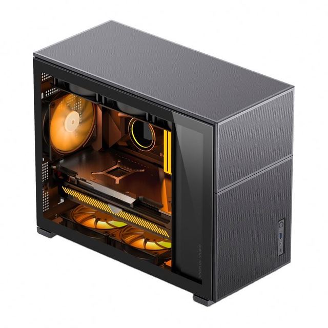 Top Computer Case Jonsbo D31 MESH Black RGB MicroATX PC Gaming PC CASE