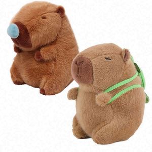 ตุ๊กตาคาปิบาร่านุ่มพิเศษ พร้อมไส้ใยฝ้าย PP ดีไซน์การ์ตูนน่ารักสำหรับเด็ก-ตกแต่งกระเป๋าเป้ พวงกุญแจ - Product Image 6