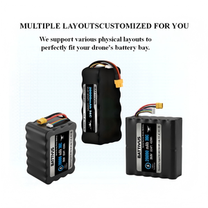 Batterie au lithium-ion Battivus RC UAV sans balais 21700 50PL 25C 6S4P 14S 20Ah 20000mAh pour pulvérisateur <span class=keywords><strong>agricole</strong></span> et drone à pesticides - Product Image 2