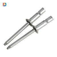 Rivet aveugle en acier à tête fraisée, boulon mono, étanche, type structurel, rivet aveugle à verrouillage externe
