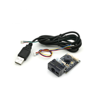 Módulo Escáner de Código de Barras OEM Integrado GM65, Lector de Códigos QR 1D 2D, Placa Lectora con Cable USB UART para Arduino, Android, Raspberry Pi
