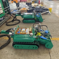 Robot de dragage sous-marin sur chenilles, robot de nettoyage de vitres, avec boîte de vitesses, pompe à engrenages, moteur