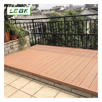 Vente en gros de panneaux composites modernes à grain vertical WPC pour terrasse jardin extérieur extérieur étanche à verrouillage écologique
