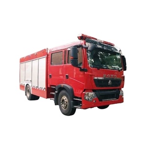 Automezzo antincendio usato per conversione in officina mobile, Automezzo antincendio HOWO Sinotruk da 10000L per stazione dei pompieri comunale - Product Image 1