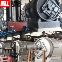 Ligne de production complète de machines de pyrolyse pour transformer les pneus usagés, le plastique et les boues en huile combustible – Usine de pyrolyse par craquage