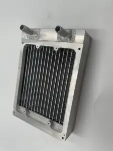 Industrial Air Compressor Cooler Micro Channel Aluminium Tube Fin Heat Exchanger Condenser For Industrial Cooling