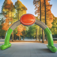 En gros PVC Racing Arche Événement Commercial Entrée Publicité Arc Gonflable pour Bienvenue Course pour Événements Sportifs