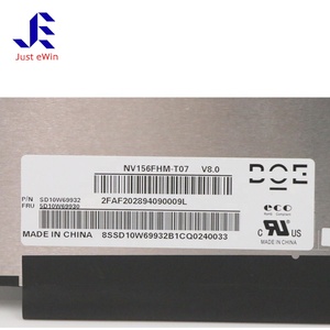 Pantalla Táctil NV156FHM-T07 R156NWF7 R2 5D11B38235 5D10W69930 5D10W69931 de <span class=keywords><strong>15.6</strong></span> <span class=keywords><strong>Pulgadas</strong></span> FHD de 40 Pines para <span class=keywords><strong>Lenovo</strong></span> <span class=keywords><strong>IDEAPAD</strong></span> 5-15 ThinkPad T15 Gen1 - Product Image 5