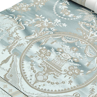 Tissu Jacquard Damassé M&Y pour Rideaux, Décoration Intérieure, Chaise Bleue, Bazin Africain pour Hommes, Sac à Main Jaune Nigérian, Sac à Main Chinois