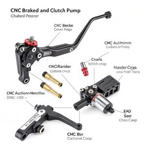 Service d'usinage CNC de précision pour pièces de moto, levier de frein en aluminium, accessoires de maître-cylindre d'embrayage - Product Image 5