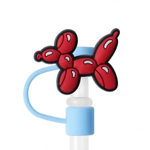 Accessoires de bar : Embouts de paille en silicone réutilisables, anti-poussière, mignons, de 8-12 mm, personnalisés, motif chapeau de cowboy infirmière, pour gobelets, en vrac, avec breloques décoratives - Product Image 2